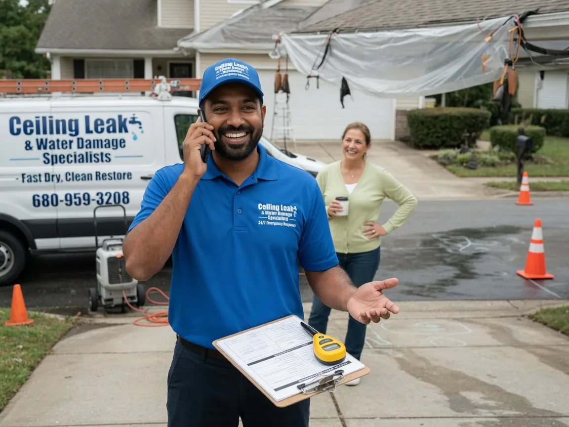 Ceiling Leak Cleanup Council, NC FAQs